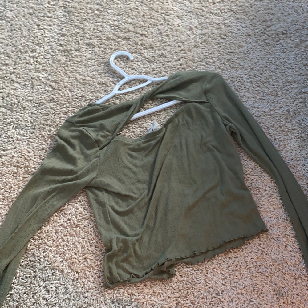 green top large for women